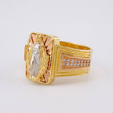 Anillo Virgen Milagrosa 7.8g / T9 Tres Oros 18K