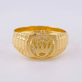 Anillo Correa Corona 4g / T6 3/4 Oro Amarillo 18K