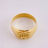 Anillo Correa Corona 3.95g / T9 3/4 Oro Amarillo 18K