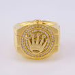 Anillo Cinturón Corona 8g / T10 3/4 Oro Amarillo 18K
