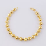 Pulso Militar Media Luna 16.65g / 20.5cm / 7mm Oro Amarillo 18K