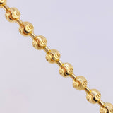 Pulso Militar Media Luna 16.65g / 20.5cm / 7mm Oro Amarillo 18K
