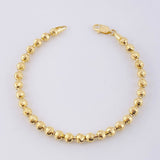 Pulso Militar Media Luna 9.75g / 20.2cm / 5mm Oro Amarillo 18K