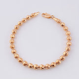 Pulso Militar Media Luna 10.55g / 20.5cm / 5mm Oro Rosa 18K