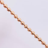 Pulso Militar Media Luna 10.55g / 20.5cm / 5mm Oro Rosa 18K