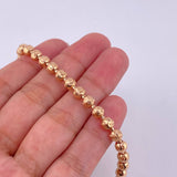 Pulso Militar Media Luna 10.55g / 20.5cm / 5mm Oro Rosa 18K