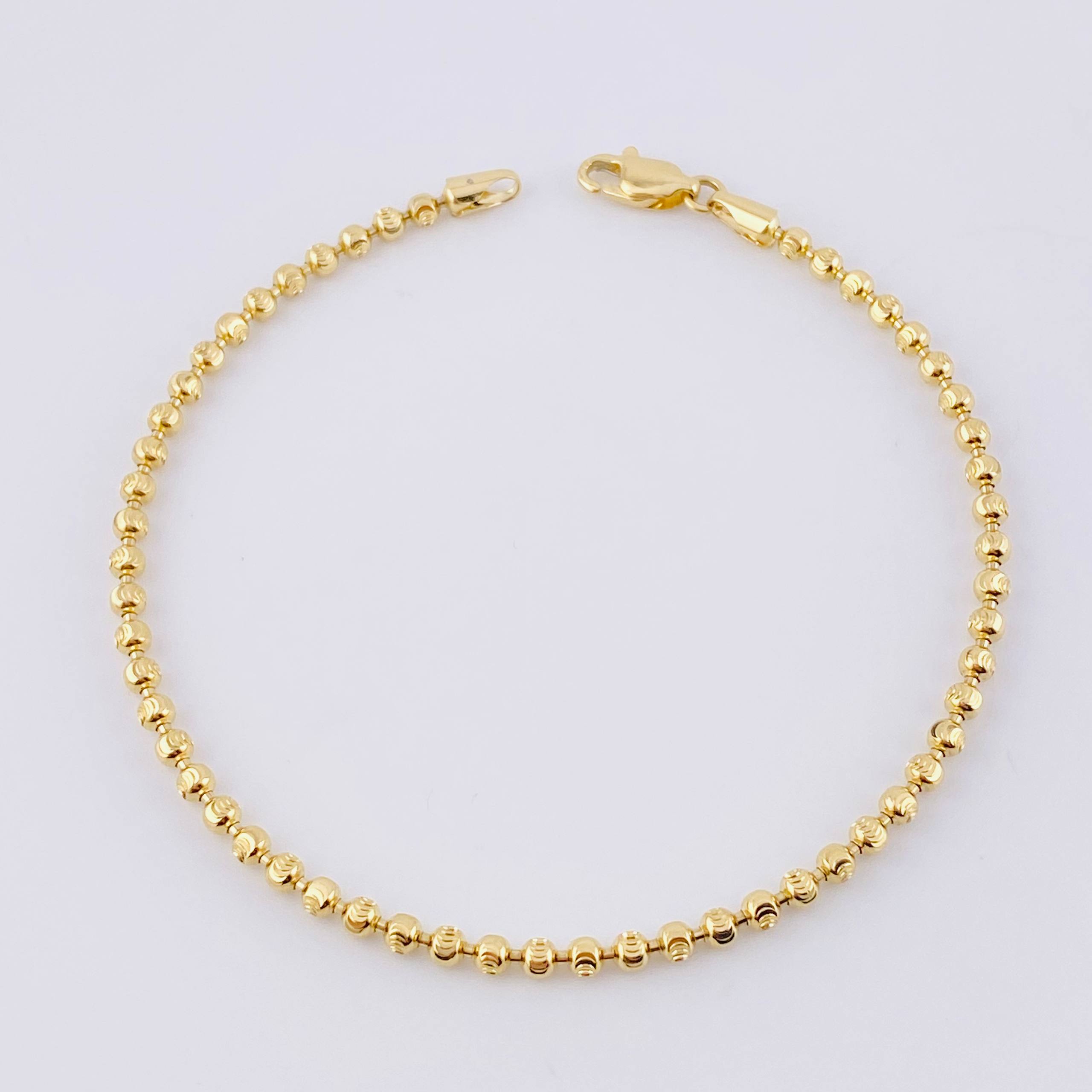 Pulso Militar Media Luna 6.1g / 20cm / 3mm Oro Amarillo 18K