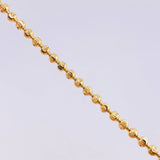 Pulso Militar Media Luna 5.45g / 17.5cm / 3mm Oro Amarillo 18K