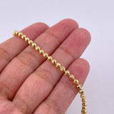Pulso Militar Media Luna 6.05g / 20cm / 3mm Oro Amarillo 18K