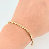 Pulso Militar Media Luna 6.05g / 20cm / 3mm Oro Amarillo 18K