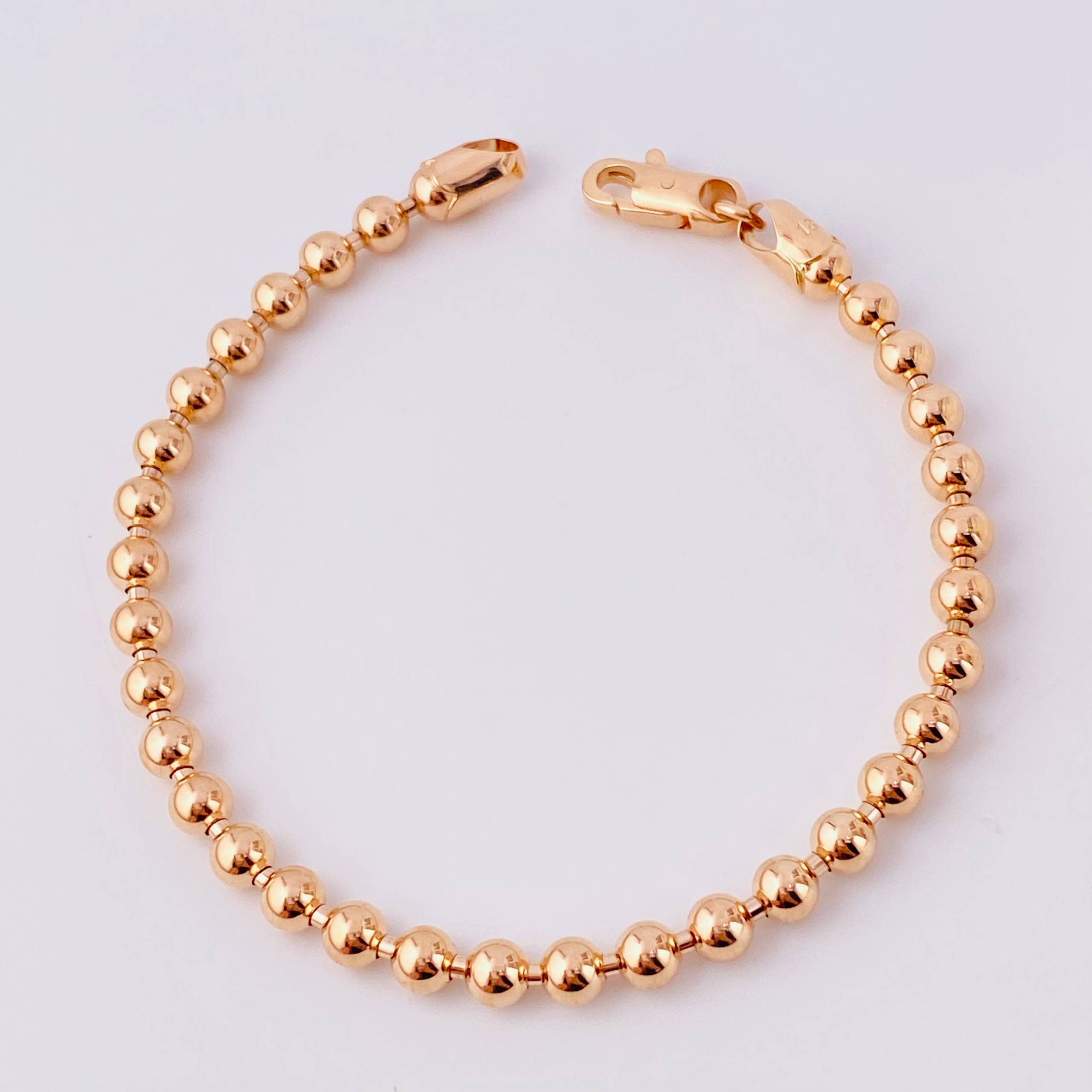 Pulso Militar 13.3g / 22cm / 5.05mm Oro Rosa 18K