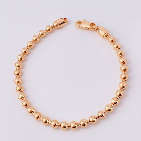 Pulso Militar 13.3g / 22cm / 5.05mm Oro Rosa 18K