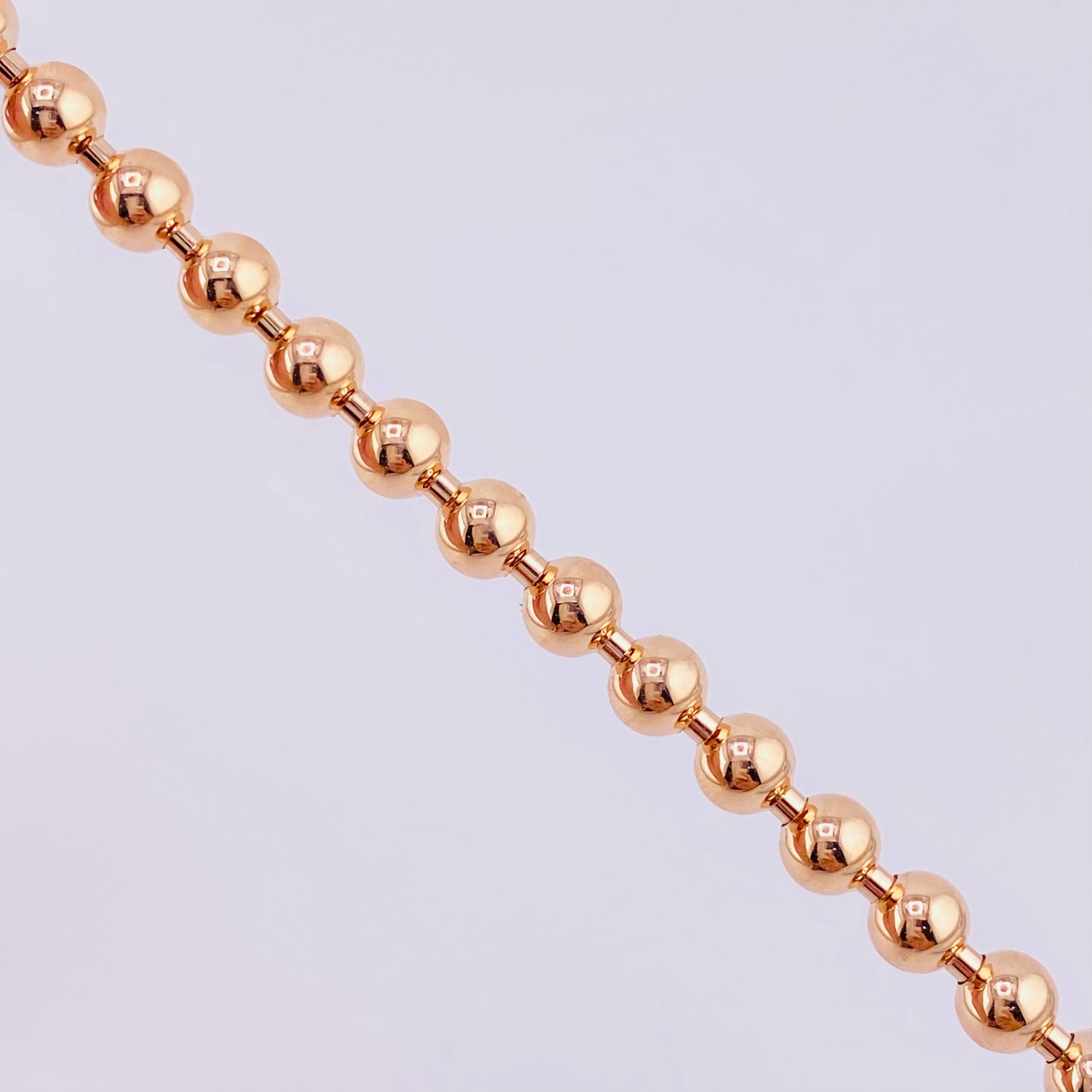 Pulso Militar 13.3g / 22cm / 5.05mm Oro Rosa 18K