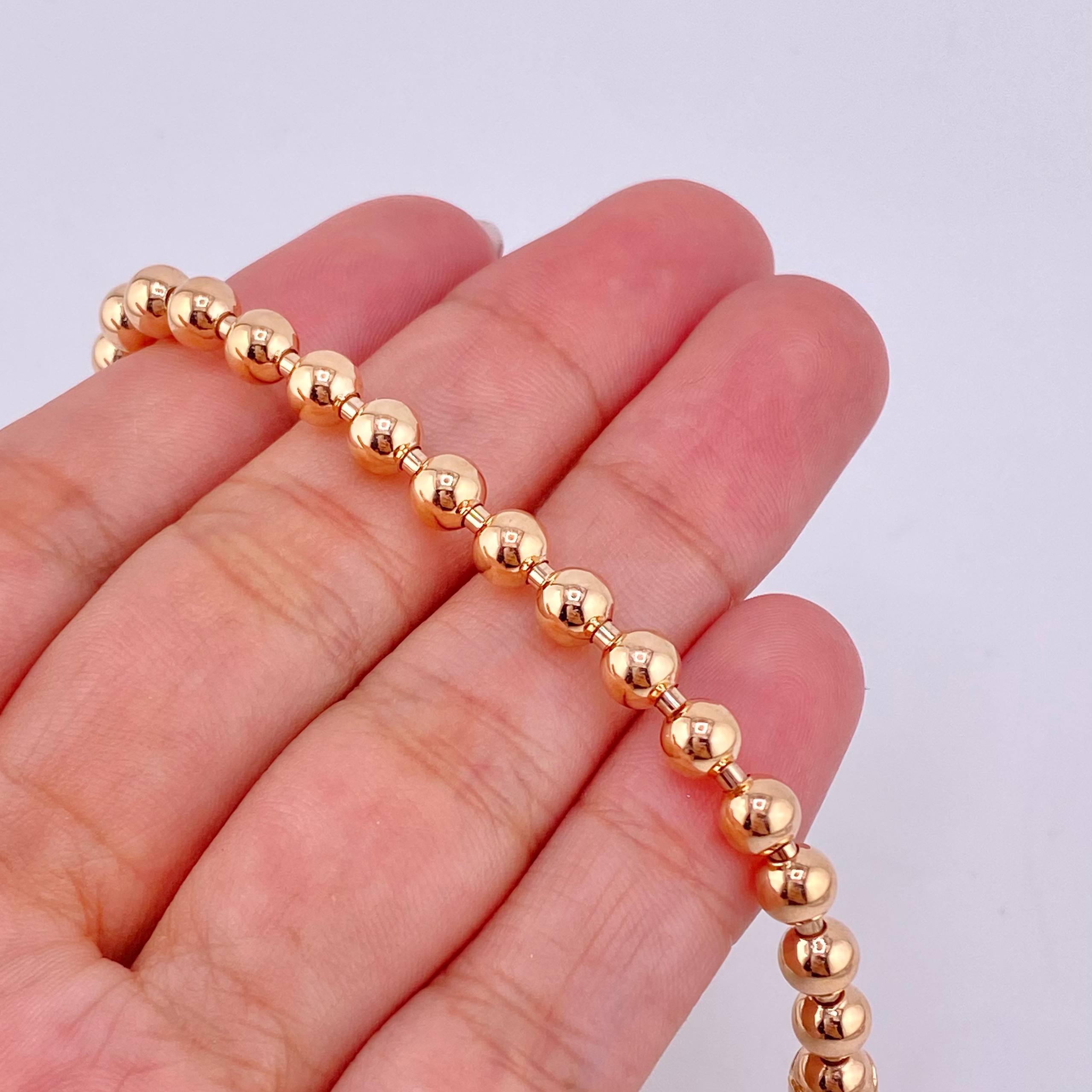 Pulso Militar 13.3g / 22cm / 5.05mm Oro Rosa 18K