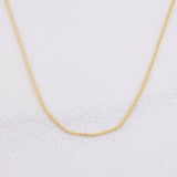 Cadena Veneciana 0.8g / 40cm / 0.6mm Oro Amarillo 18K