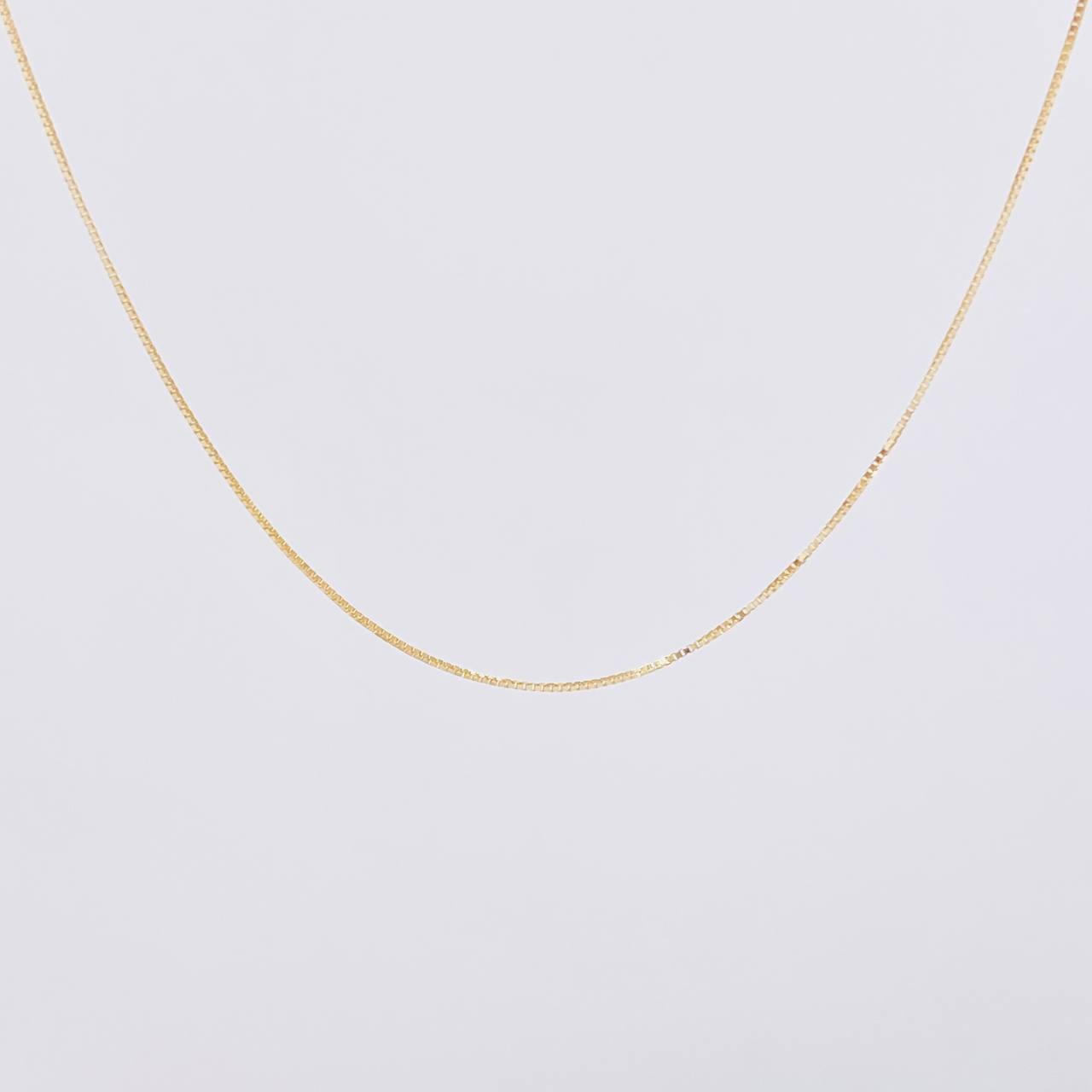 Cadena Veneciana 1.05g / 50cm / 0.6mm Oro Amarillo 18K
