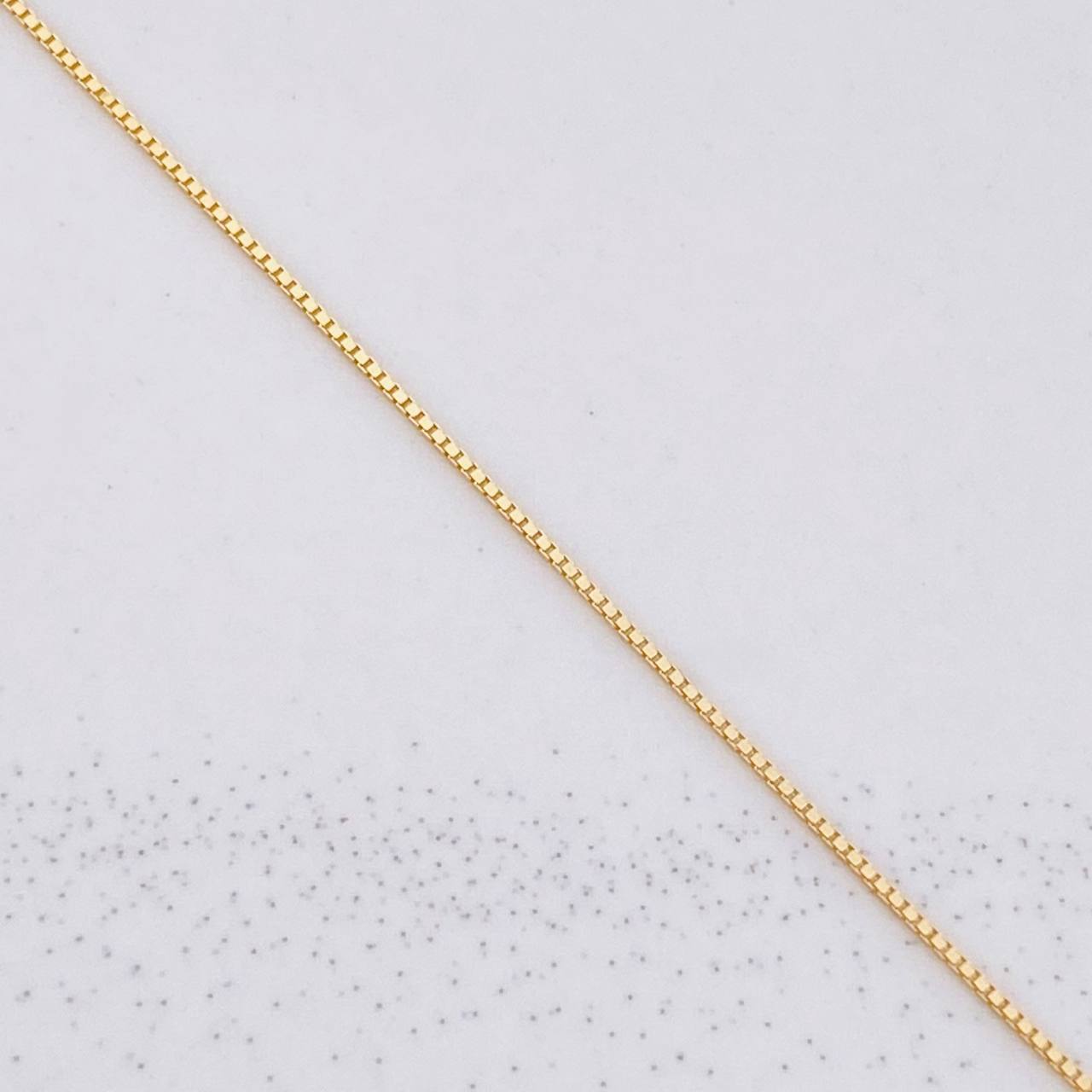 Cadena Veneciana 0.8g / 40cm / 0.6mm Oro Amarillo 18K