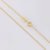 Cadena Veneciana 0.85g / 40cm / 0.6mm Oro Amarillo 18K