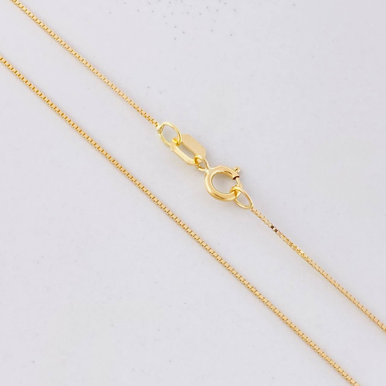 Cadena Veneciana 0.8g / 40cm / 0.6mm Oro Amarillo 18K