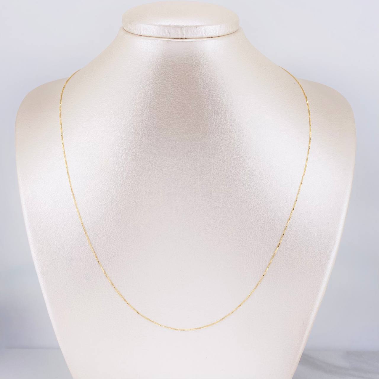 Cadena Veneciana 0.85g / 40cm / 0.6mm Oro Amarillo 18K