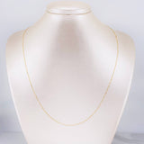 Cadena Veneciana 0.85g / 40cm / 0.6mm Oro Amarillo 18K