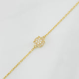 Pulso Modulable Aro Seguido Tupido 1.55g / 17cm - 20cm / 0.7mm Oro Amarillo 18K