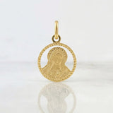 Dije Virgen Maria 0.7g / 2.2cm Oro Amarillo 18K