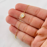 Pulso Modulable Aro Seguido Circulo 1.95g / 17cm - 20cm / 0.7mm Oro Amarillo 18K