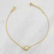 Pulso Modulable Aro Seguido Circulo 1.95g / 17cm - 20cm / 0.7mm Oro Amarillo 18K