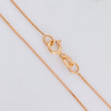 Cadena Veneciana 1.2g / 45cm / 0.5mm Oro Rosa 18K