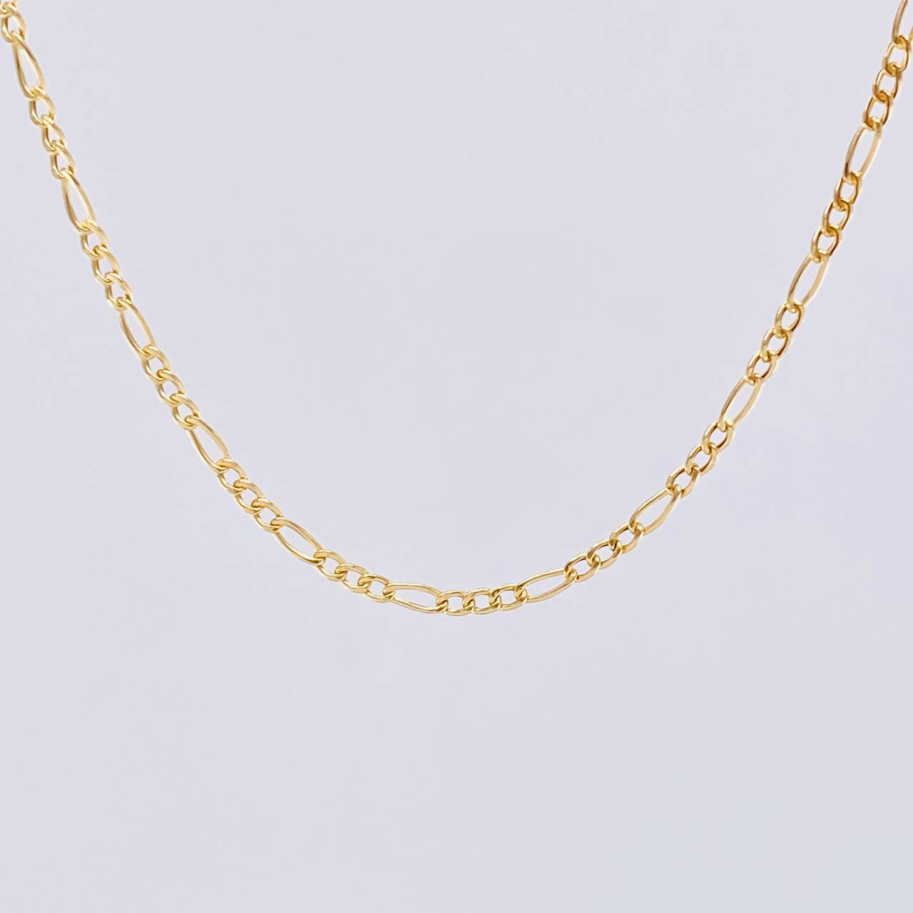 Cadena Fígaro 1.65g / 60cm / 1.9mm Oro Amarillo 18K