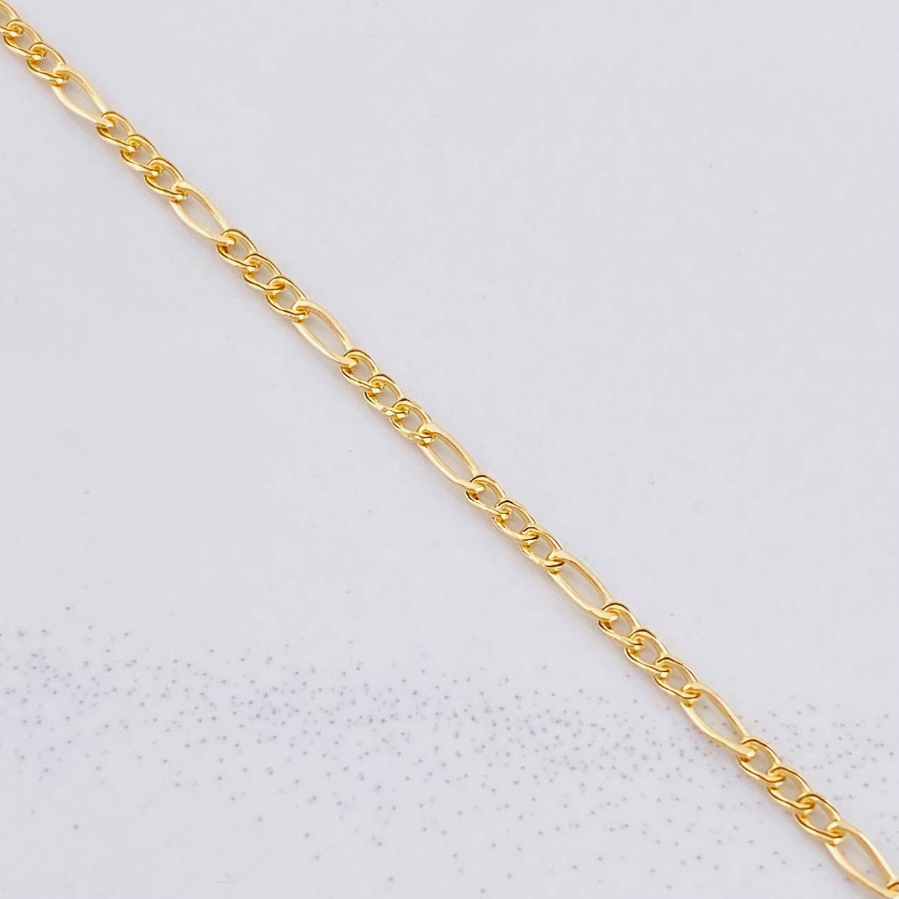 Cadena Figaro 1.45g / 50cm / 1.8mm Oro Amarillo 18K