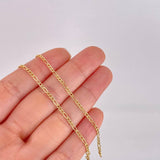 Cadena Fígaro 1.65g / 60cm / 1.9mm Oro Amarillo 18K