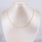 Cadena Fígaro 1.2g / 40cm / 1.9mm Oro Amarillo 18K