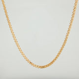 Cadena China 6.7gr / 51.7cm / 2mm Oro Amarillo Nac.Esp. 18K $