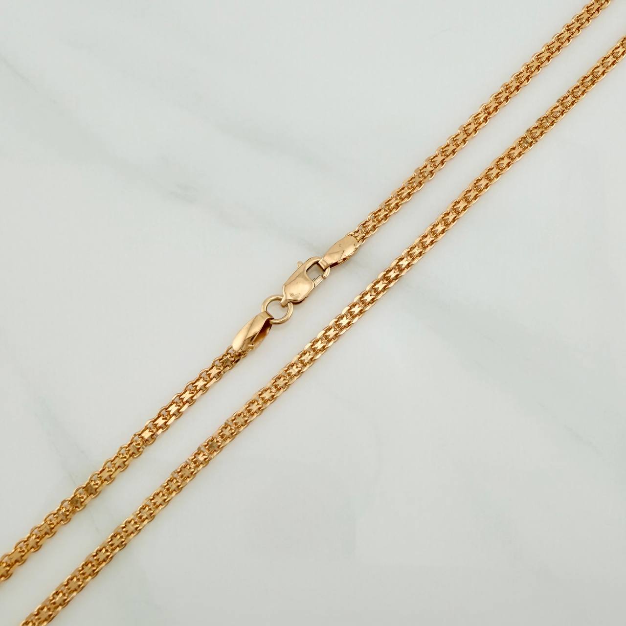 Cadena China 7.65gr / 61.3cm / 2.2mm Oro Amarillo 18K