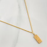 Set Cadena Lazo + Dije One Dólar / 1.75gr / 60 cm Oro Amarillo 18K