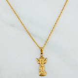 Set Cadena Lazo + Dije Divino Niño / 1.7gr / 59.5 cm Oro Amarillo 18K