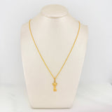 Set Cadena Lazo + Dije Divino Niño / 1.7gr / 59.5 cm Oro Amarillo 18K