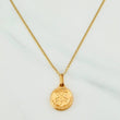 Set Cadena Escalera + Dije Oso Ts / 2.9gr / 50 cm Oro Amarillo 18K