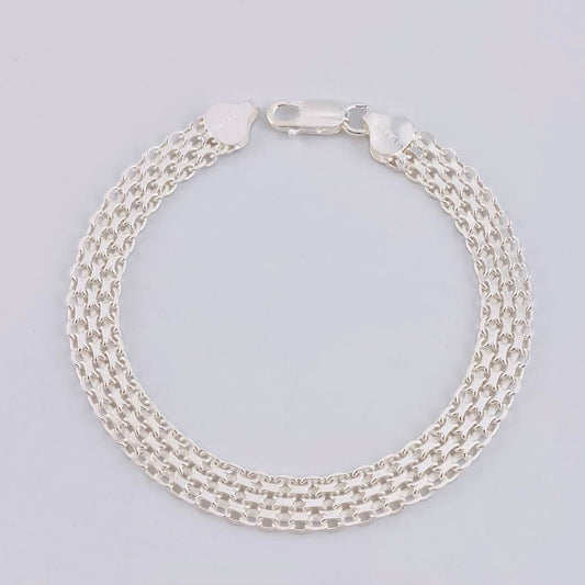 Pulso Chino 10 g / 21 cm / 7.9 mm Plata 925