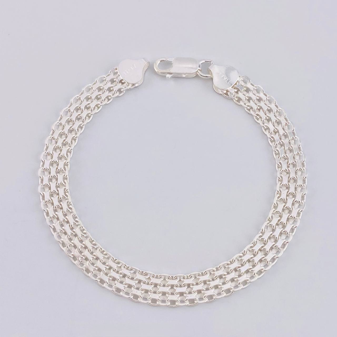 Pulso Chino 10 g / 21 cm / 7.8 mm Plata 925