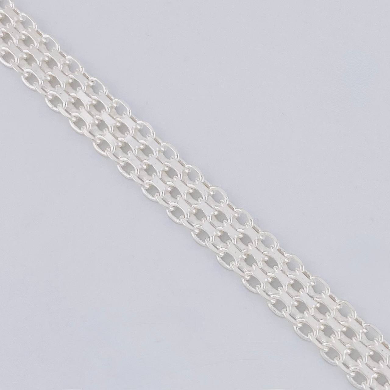 Pulso Chino 10 g / 21 cm / 7.8 mm Plata 925