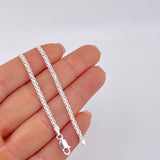 Cadena China 6.95 g / 50 cm / 2.86 mm Plata 925