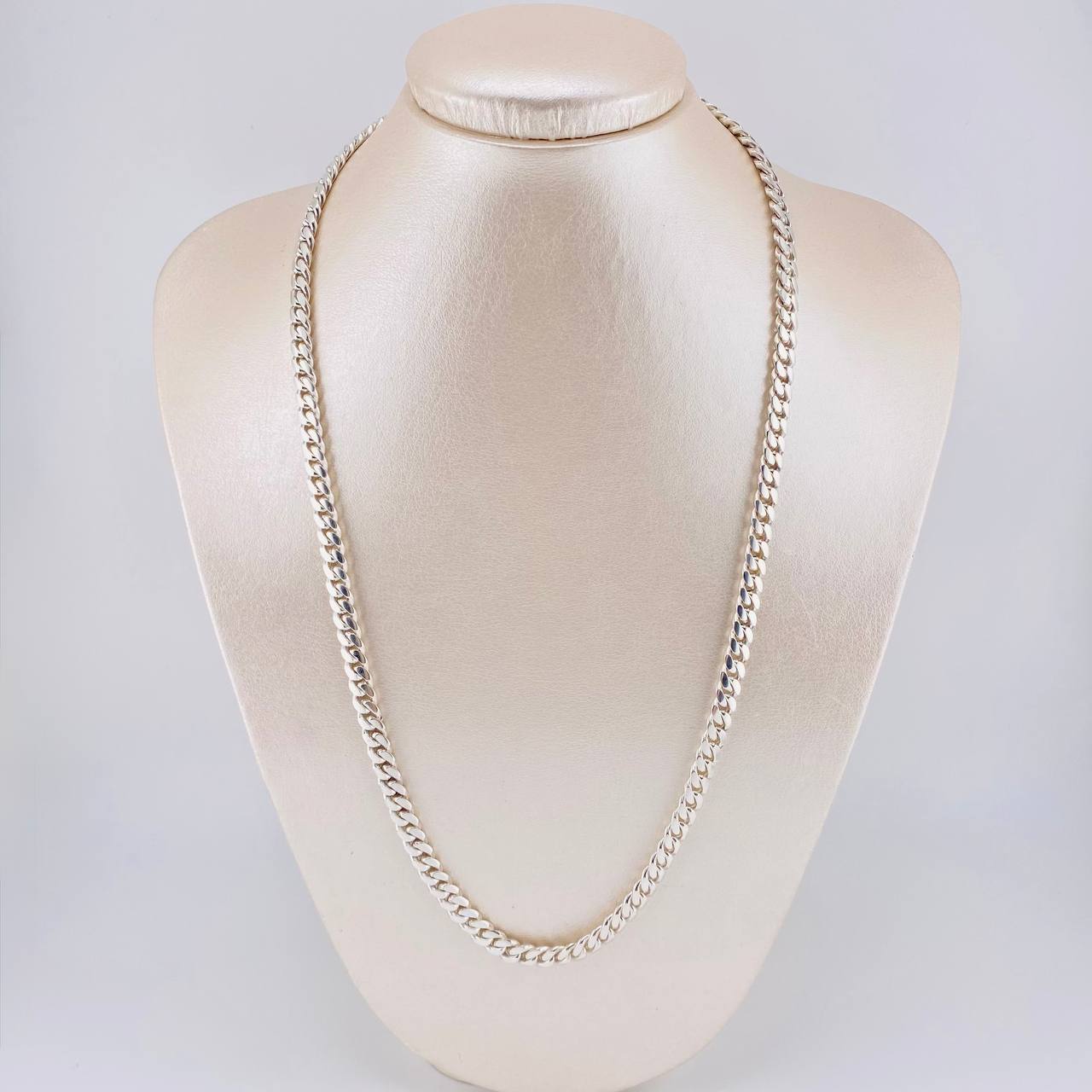 Cadena Cubana 48.3 g / 63.5 cm / 5.5 mm Plata 925