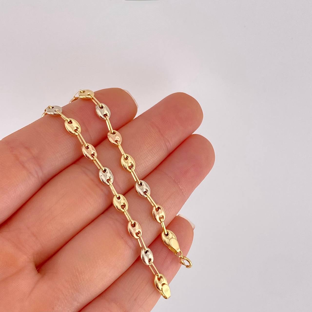 Pulso GC 2.7g / 20cm / 4.45mm Tres Oros 18K
