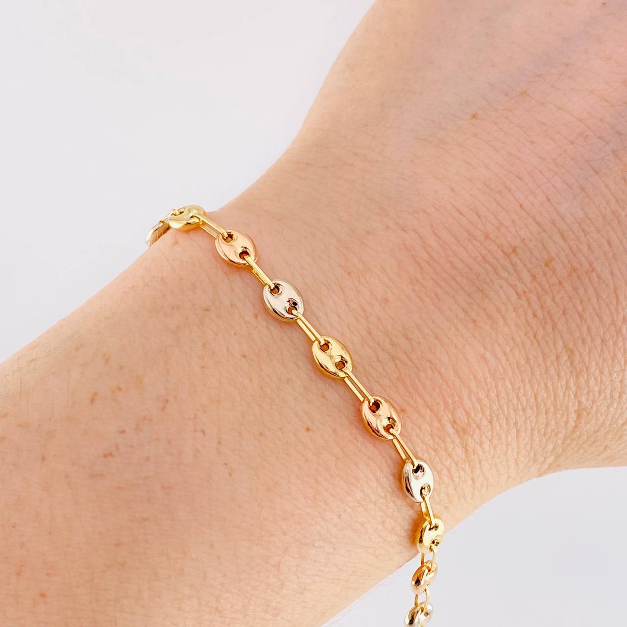 Pulso GC 2.7g / 20cm / 4.45mm Tres Oros 18K