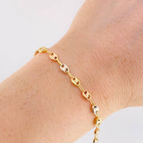 Pulso GC 2.7g / 20cm / 4.45mm Tres Oros 18K