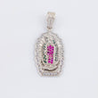 Dije Virgen Guadalupe 5.5g / 3.5cm Oro Blanco 18K