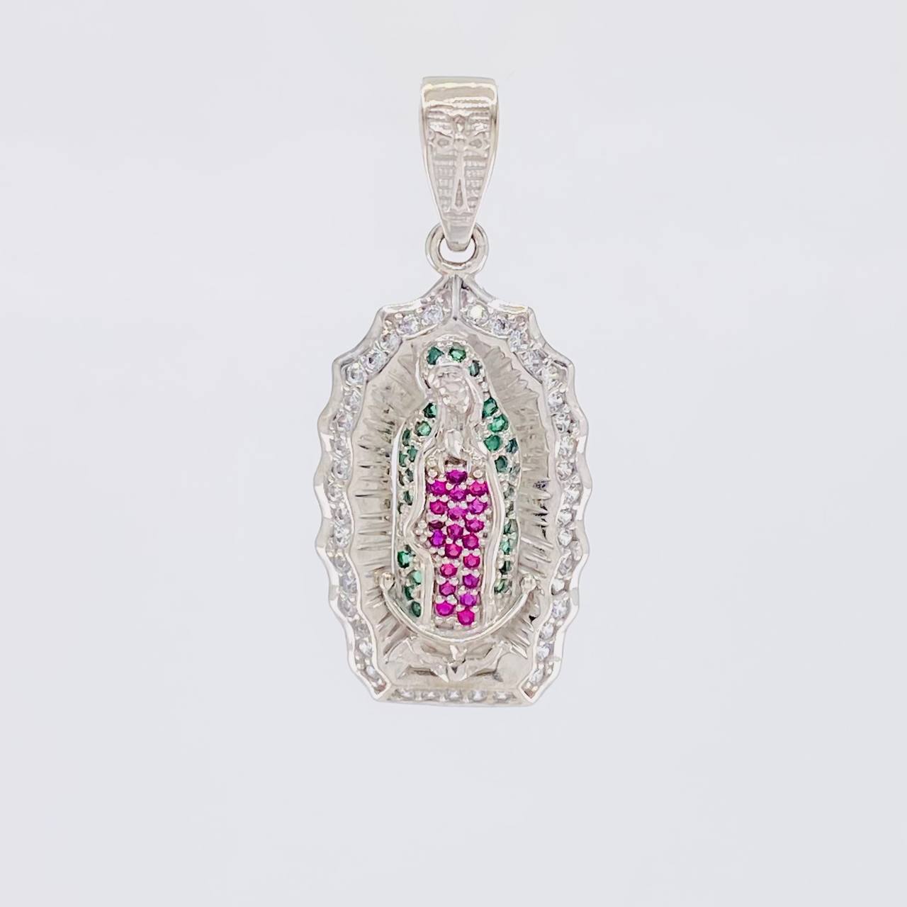Dije Virgen Guadalupe 5.5g / 3.5cm Oro Blanco 18K